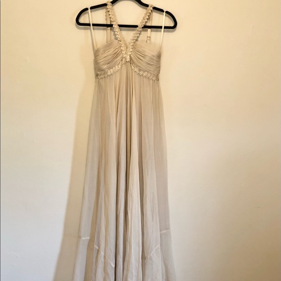 BCBGMaxAzria | Dresses | Bcbgmaxazria Champagne Halter Gown | Poshmark BCBGMaxAzria | Dresses | Bcbgmaxazria Champagne Halter Gown | Poshmark